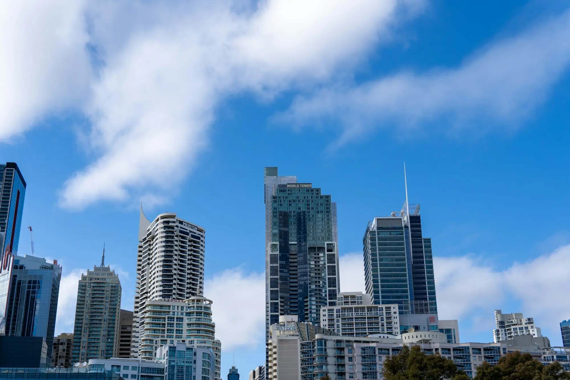 Tall office towers in the Sydney CBD